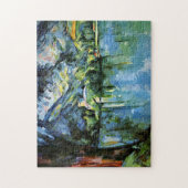 Puzzle Cezanne - Le Lac d'Annecy, peinture d'art (Vertical)