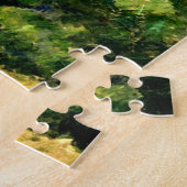 Puzzle Cezanne - Maisons dans la verdure- (Côté)
