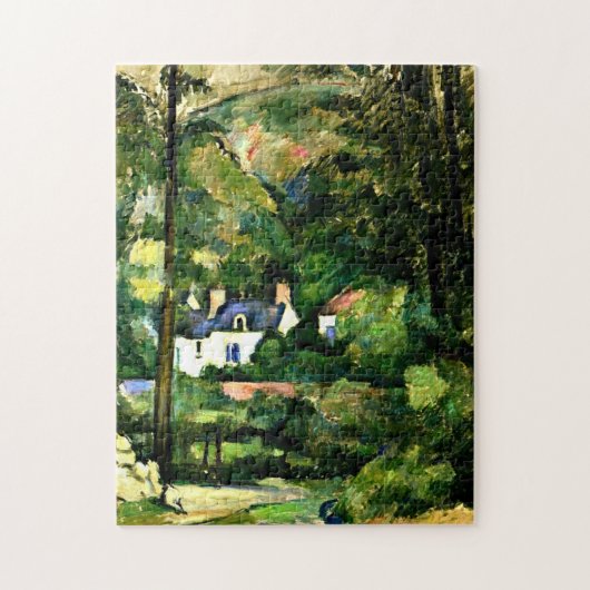 Puzzle Cezanne - Maisons dans la verdure- (Vertical)