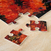 Puzzle Cezanne - Vue à travers les arbres (Côté)