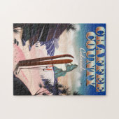Puzzle Chaffee County, affiche de ski du Colorado. (Horizontal)