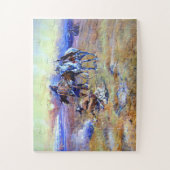 Puzzle Chaîne Blackpieds Buffalo Charles M Russell 1905 (Vertical)