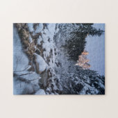 Puzzle Chaîne de montagnes de Geisler enneigée (Horizontal)