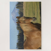 Puzzle Chaîne des Cascades | Cheval châtain (Vertical)