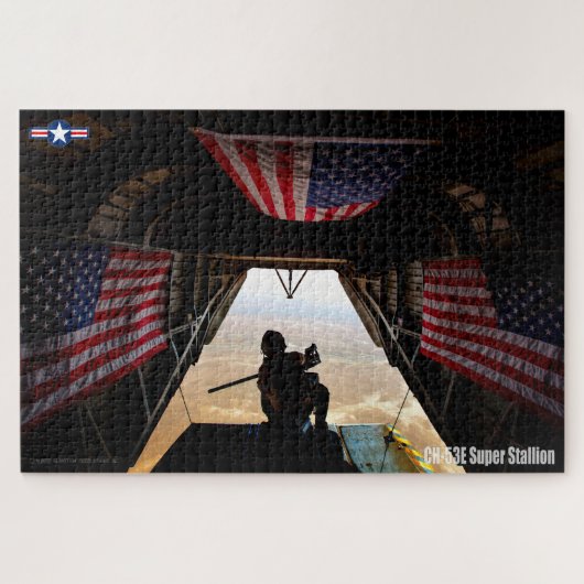 Puzzle CHAÎNE SUPER CH-53E - DRAPEAU (20 x 30 POUCES) (Horizontal)