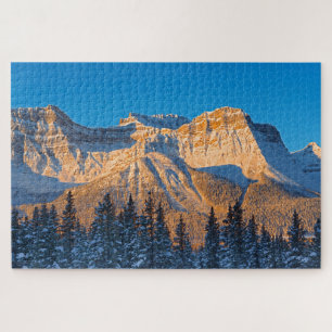 Puzzle Chaîne Waputik dans les montagnes Rocheuses canadi