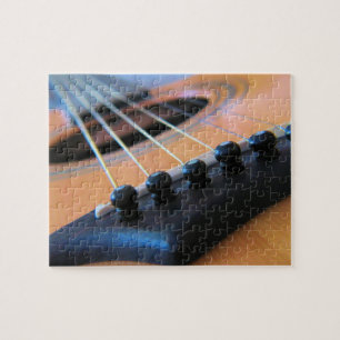 Puzzle Chaînes de guitare - 8x10 - 110 pièces.