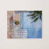 Puzzle Chaise d'Adirondak sur la plage de Wrightsville (Horizontal)