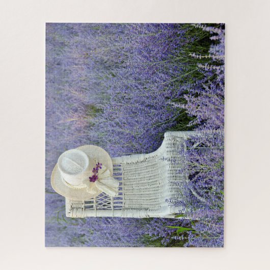 Puzzle chaise en osier dans le champ Sage russe (Vertical)