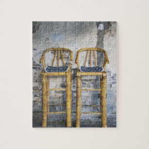 Puzzle Chaises en bambou de style ancien, Xitang, Zhejian