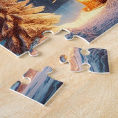 Puzzle Chalet suisse des Alpes étoilées (Côté)