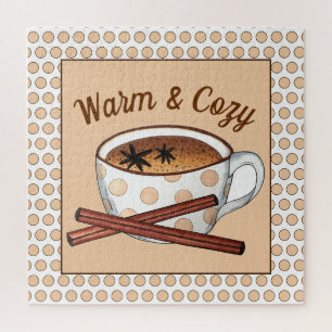 Puzzle Chaleureux et cosy indien épicé Chai Tea Latte Cou
