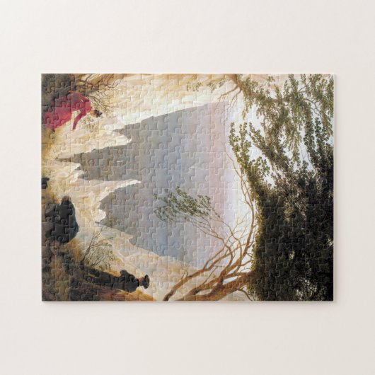 Puzzle Chalk Cliffs on Rugen by Caspar David Friedrich (Horizontal)