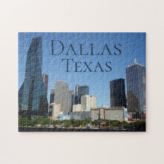 Puzzle Challenging Dallas Texas Skyline (Horizontal)
