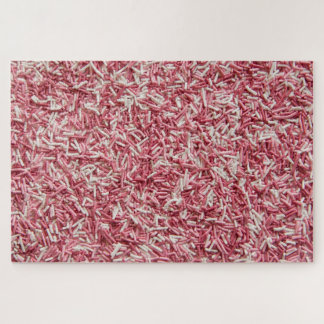 Puzzle Challenging sprinkles pink white