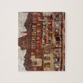 Puzzle Chambre d'Egon Schiele- avec la blanchisserie de (Vertical)
