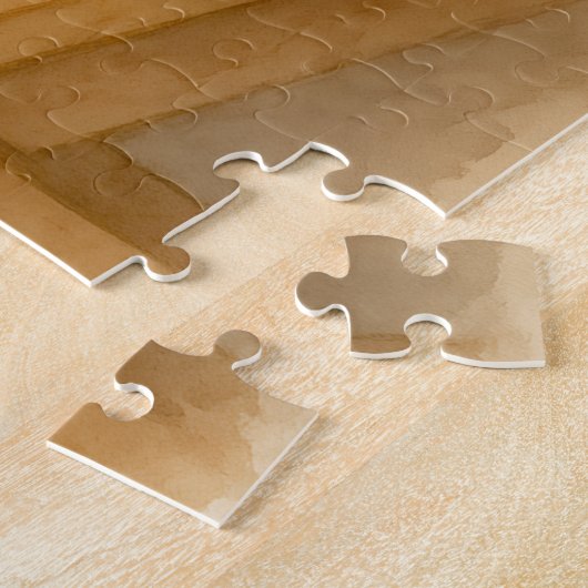 Puzzle Chambre d'étude confortable avec chat (Côté)