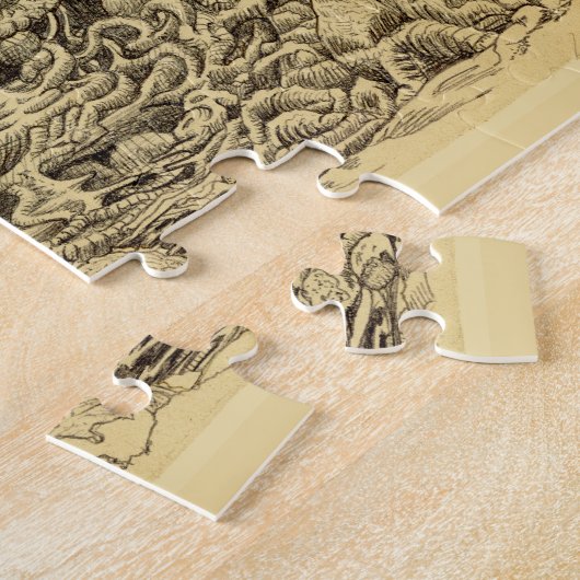 Puzzle Chambre malade_par Brian Benson (Côté)