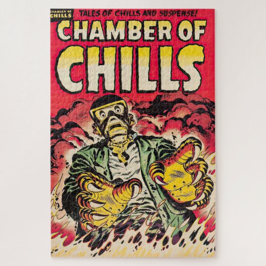 Puzzle Chambres de frissons Vintage Comic Thrills (Vertical)