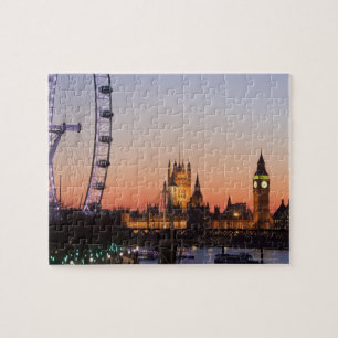 Puzzle Chambres du Parlement et le London Eye