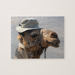 Puzzle Chameau dans un casquette !