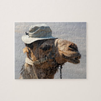Puzzle Chameau dans un casquette !