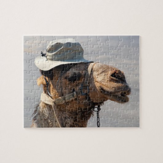 Puzzle Chameau dans un casquette ! (Horizontal)