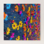 Puzzle Champ Coloré De Fleurs (Horizontal)