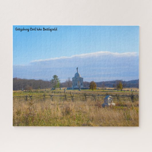 Puzzle Champ de bataille de Gettysburg. (Horizontal)