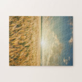 Puzzle Champ de blé au coucher du soleil (Horizontal)