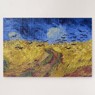 Puzzle Champ de blé avec corbeaux   Van Gogh  