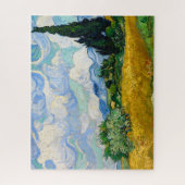 Puzzle Champ de blé avec cyprès par Vincent Van Gogh (Vertical)