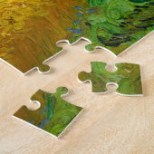 Puzzle Champ de blé avec cyprès par Vincent Van Gogh (Côté)