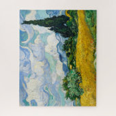 PUZZLE "CHAMP DE BLÉ AVEC CYPRESSES" PAR VAN GOGH SUR PUZ (Vertical)