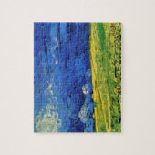 Puzzle Champ de blé sous un ciel nuageux par Vincent van  (Vertical)