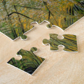 Puzzle Champ de blé vert avec Cypress par Vincent van Gog (Côté)