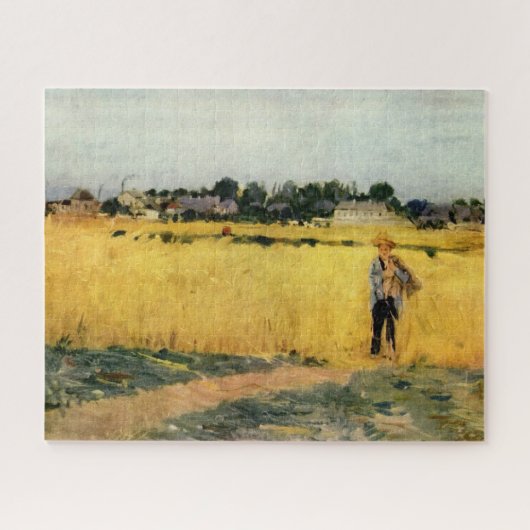 Puzzle Champ de céréales (par Berthe Morisot) (Horizontal)