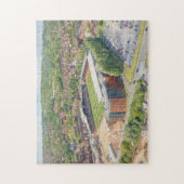 Puzzle Champ de course de Wrexham - Aquarelle (Vertical)