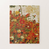 Puzzle Champ de fleurs par Egon Schiele (Vertical)