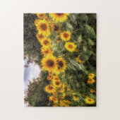 Puzzle Champ de la photographie des tournesols (Vertical)