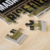 Puzzle Champ de riz de Madagascar avec chèvre (Côté)