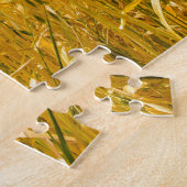 Puzzle Champ de seigle en été. Période de récolte (Côté)