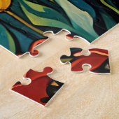 Puzzle Champ de tulipe néerlandais (Côté)