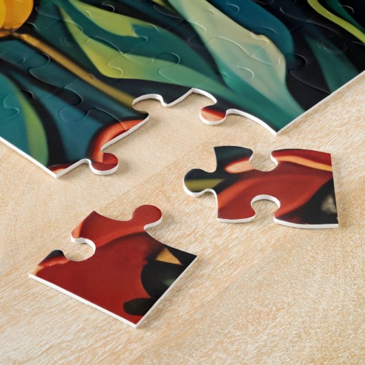 Puzzle Champ de tulipe néerlandais (Côté)