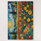 Puzzle Champ de tulipe néerlandais (Vertical)