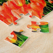 Puzzle Champ orange de tulipes (Côté)