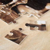 Puzzle Champagne glass goltoast (Côté)