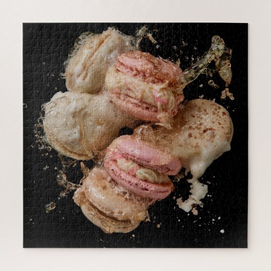 Puzzle Champagne & Macarons (Vertical)