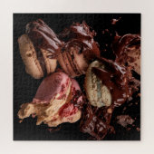 Puzzle Champagne & Macarons (Horizontal)