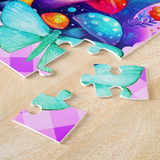 Puzzle champignon (Côté)